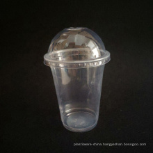 Custom 14Oz Food Safe Leak-Proof Clear Pp Disposable Cup With Dome Lid Vendor